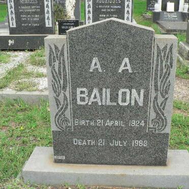 BAILON A.A. 1924-1983