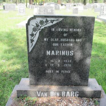 BARG Marinus, van den 1934-1976