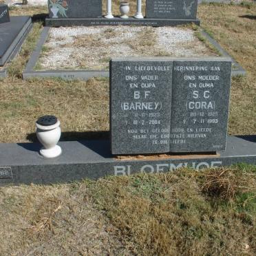 BLOEMHOF B.F. 1923-2004 &amp; S.C. 1925-1993
