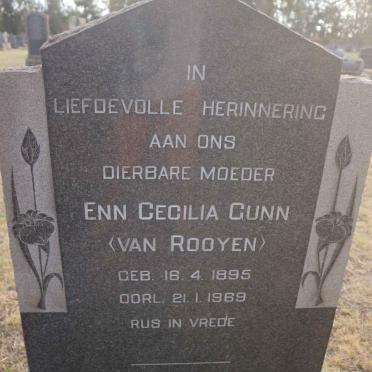 BOTHA Enn Cecilia Gunn nee VAN ROOYEN 1895-1969