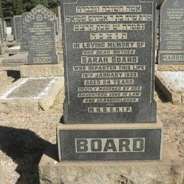 BOARD Sarah -1939