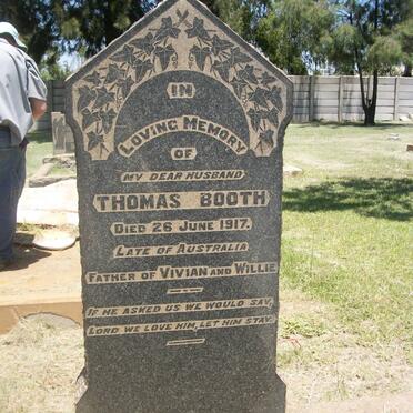 BOOTH Thomas -1917
