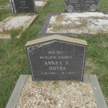 BOTHA Anna C.S. 1924-1972