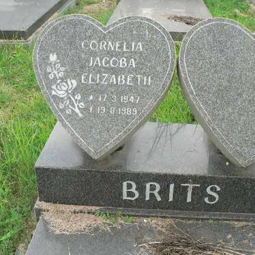 BRITS Cornelia Jacoba Elizabeth 1947-1989