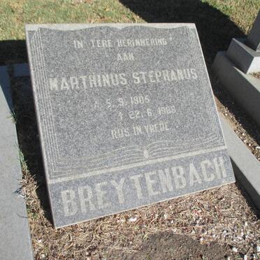 BREYTENBACH Marthinus Stephanus 1905-1988