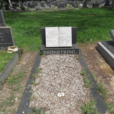 BRONSTRING Gerardus 1909-1979