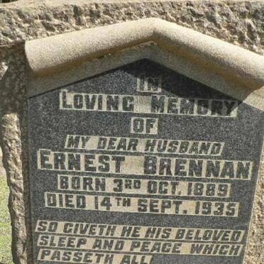 BRENNAN Ernest 1889-1935