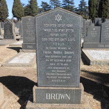 BROWN Freda Hodda -1948