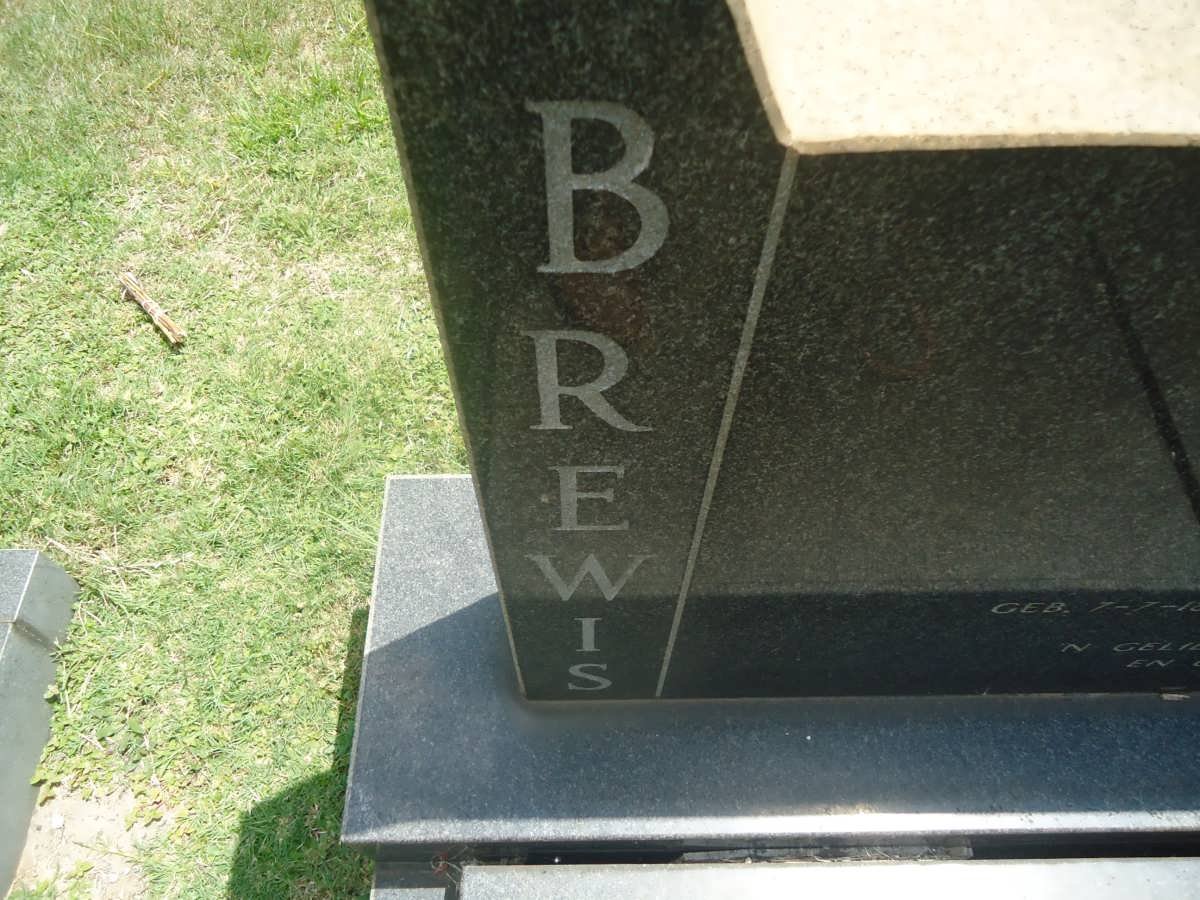 BREWIS Frans Mattheus 1894-1974 &amp; Elizabeth Maria Magdalena BOTHA 1900-1970
