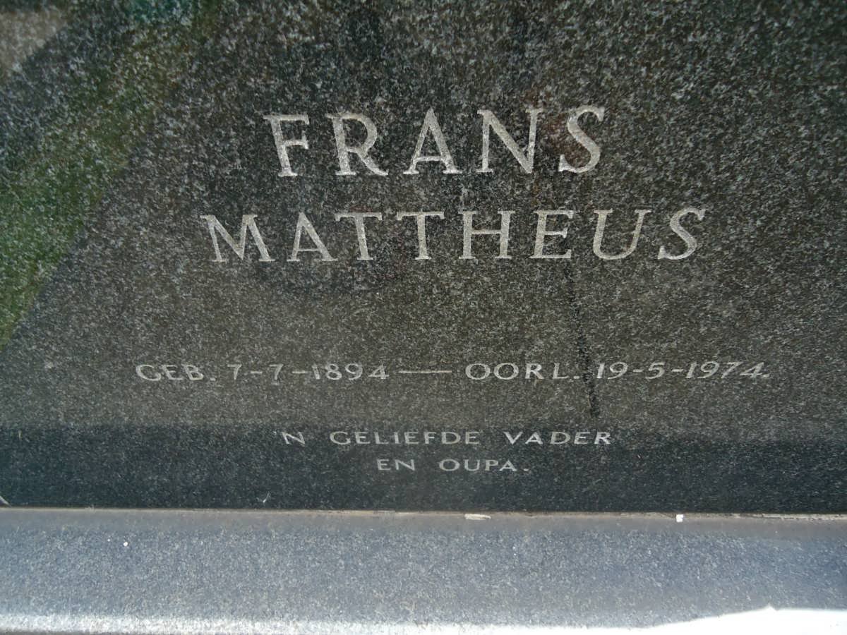 BREWIS Frans Mattheus 1894-1974