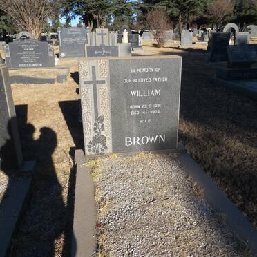 BROWN William 1891-1975