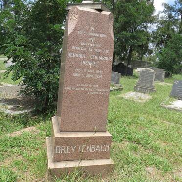 BREYTENBACH Hendrik Gerhardus 1942-1954