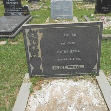 BREWIS Matthys Hendrik 1900-1966