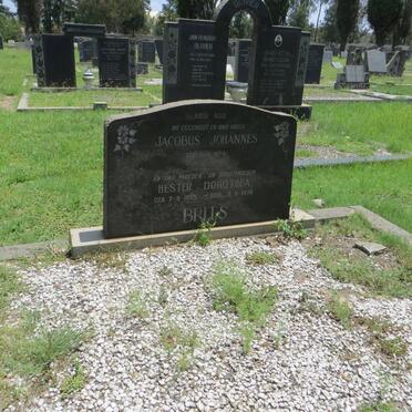 BRITS Jacobus Johannes 1874-1967 &amp; Hester Dorothea 1899-1978