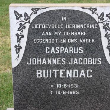 BUITENDAG Casparus Johannes Jacobus 1931-1965