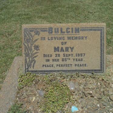 BULGIN Mary -1957