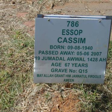 CASSIM Essop 1940-2007