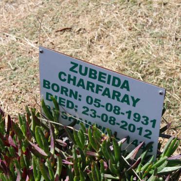 CHARFARAY Zubeida 1931-2012