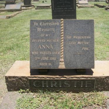 CHRISTIE Anna -1961