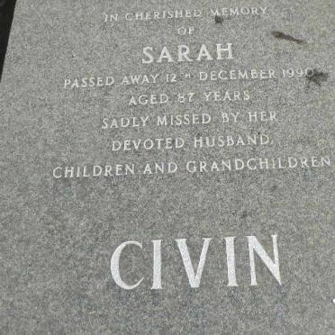 CIVIN Sarah -1990
