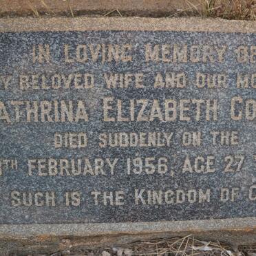 COUTTS Cathrina Elizabeth -1956