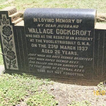 COCKROFT Wallace -1937