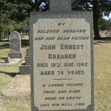 CREAMER John Ernest -1942