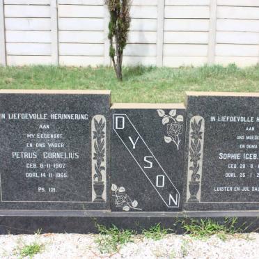 DYSON Petrus Cornelius 1907-1965 &amp; Sophie POHL 1910-2003