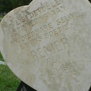 PETZER Renier 1977-1995