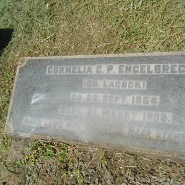 ENGELBRECHT Cornelia C.P. nee LACOCK 1864-1938