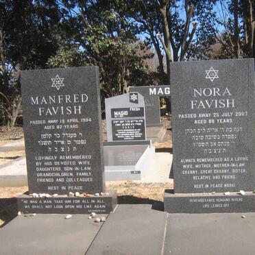 FAVISH Manfred -1994 &amp; Nora -2007