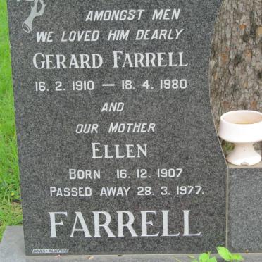 FARRELL Gerard 1910-1980 &amp; Ellen 1907-1977