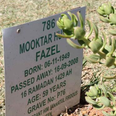FAZEL Mooktar Husain 1949-2008