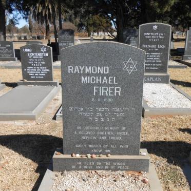 FIRER Raymond Michael -1988