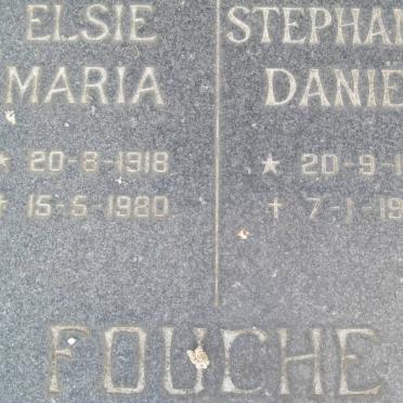FOUCHE Stephanus Daniël 1915-1992 &amp; Elsie Maria 1918-1980