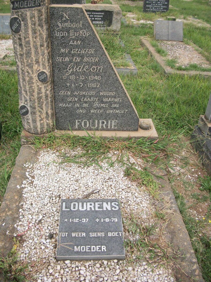 FOURIE Gideon 1946-1967