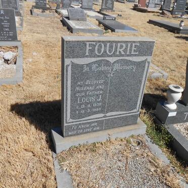 FOURIE Louis J. 1938-1990
