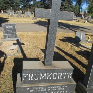 FROMKORTH Heinrich Rudolf 1937-1981