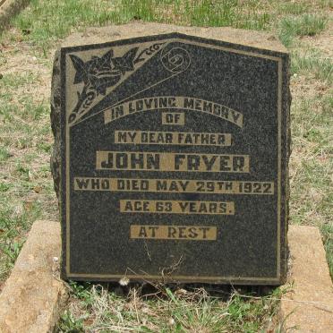 FRYER John -1922