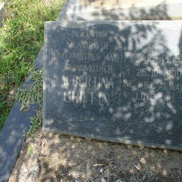 GRIFFIN Albertina 1917-1990