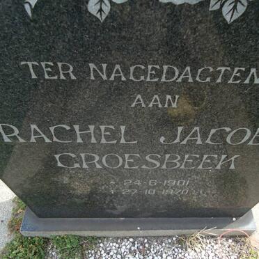 GROESBEEK Rachel Jacoba 1901-1970