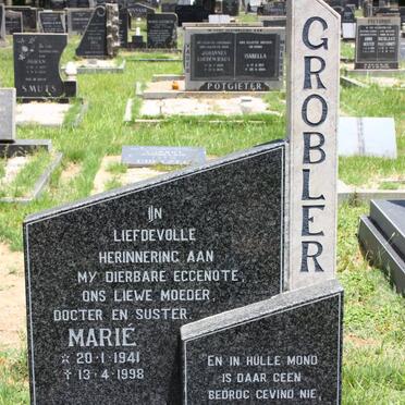 GROBLER Marië 1941-1998