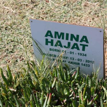 HAJAT Amina 1934-2012