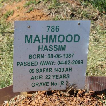 HASSIM Mahmood 1987-2009