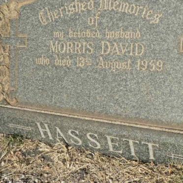 HASSETT Morris David -1959