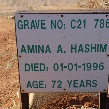 HASHIM Amina A. -1996