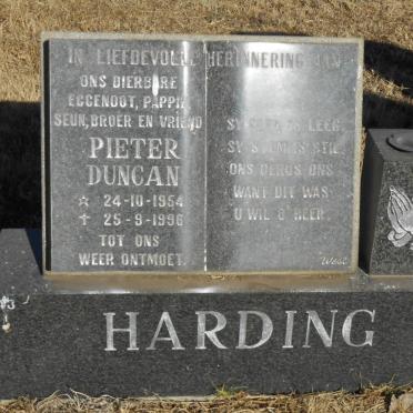 HARDING Pieter Duncan 1954-1996