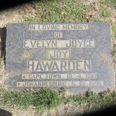 HAWARDEN Evelyn Joyce 1910-1996