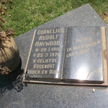 HAYWOOD Cornelius Rudolf 1911-1970 &amp; Johanna Elizabeth 1914-1990