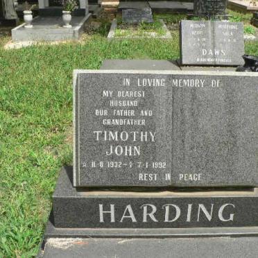 HARDING Timothy John 1932-1992